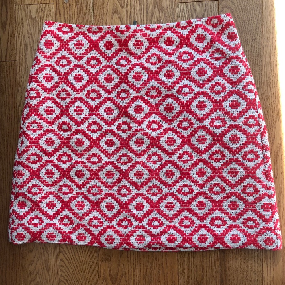 LOFT Geometric Print Skirt